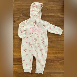 Baby GAP one piece floral suit. SZ 6-12 months